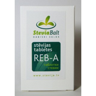 Stēvijas tabletes Reb-A (300 gb ar dozatoru) 18 g